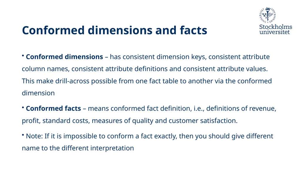 Presentation: Dimensional Modelling 3 Erik Perjons - slide 59 of 59