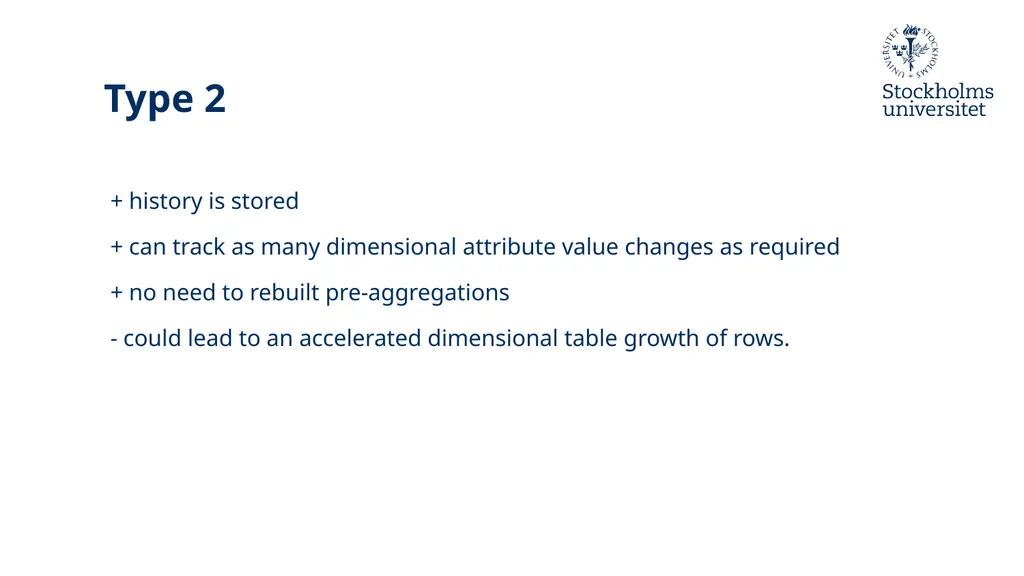 Presentation: Dimensional Modelling 3 Erik Perjons - slide 33 of 59