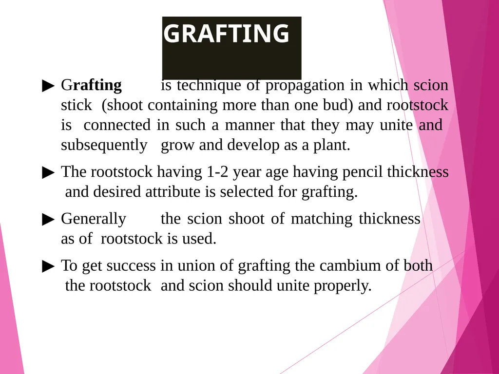 INTRODUCTION TO METHODS OF PROPAGATION Dr. M. - slide 11 of 21