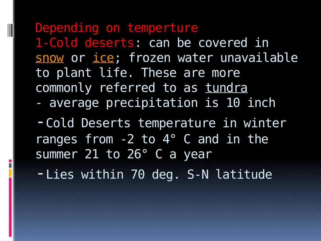 Deserts and Desertification lecture 1 collected by - slide 8 of 22
