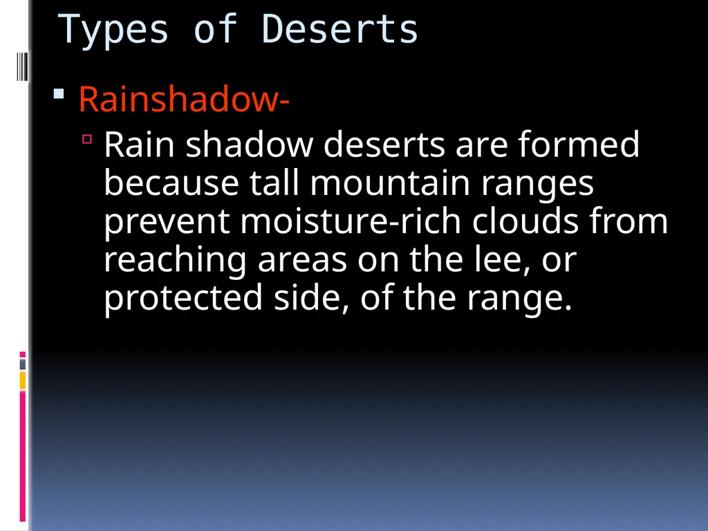 Deserts and Desertification lecture 1 collected by - slide 17 of 22