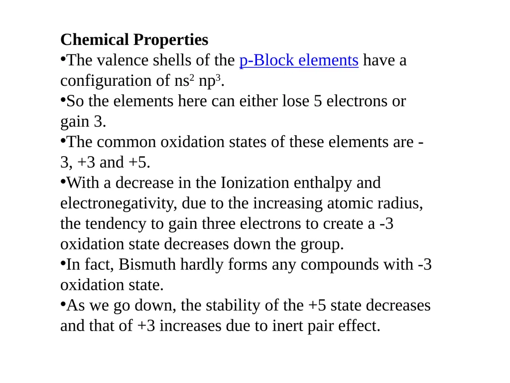 Nitrogen Family They are located on the right side - slide 10 of 11