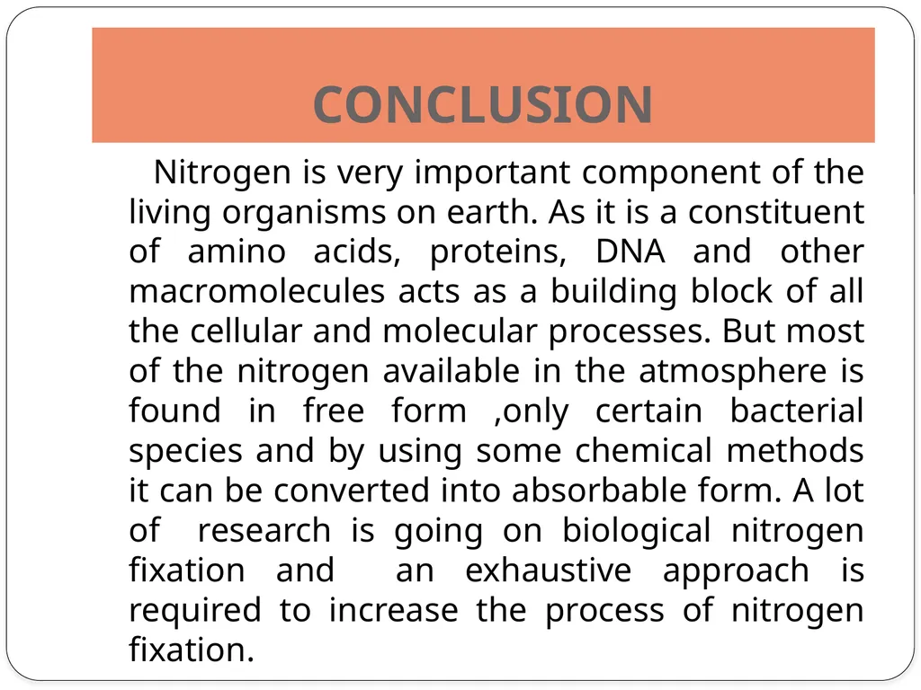 Nitrogen Fixation Role of Nitrogen in Plants Major - slide 30 of 32