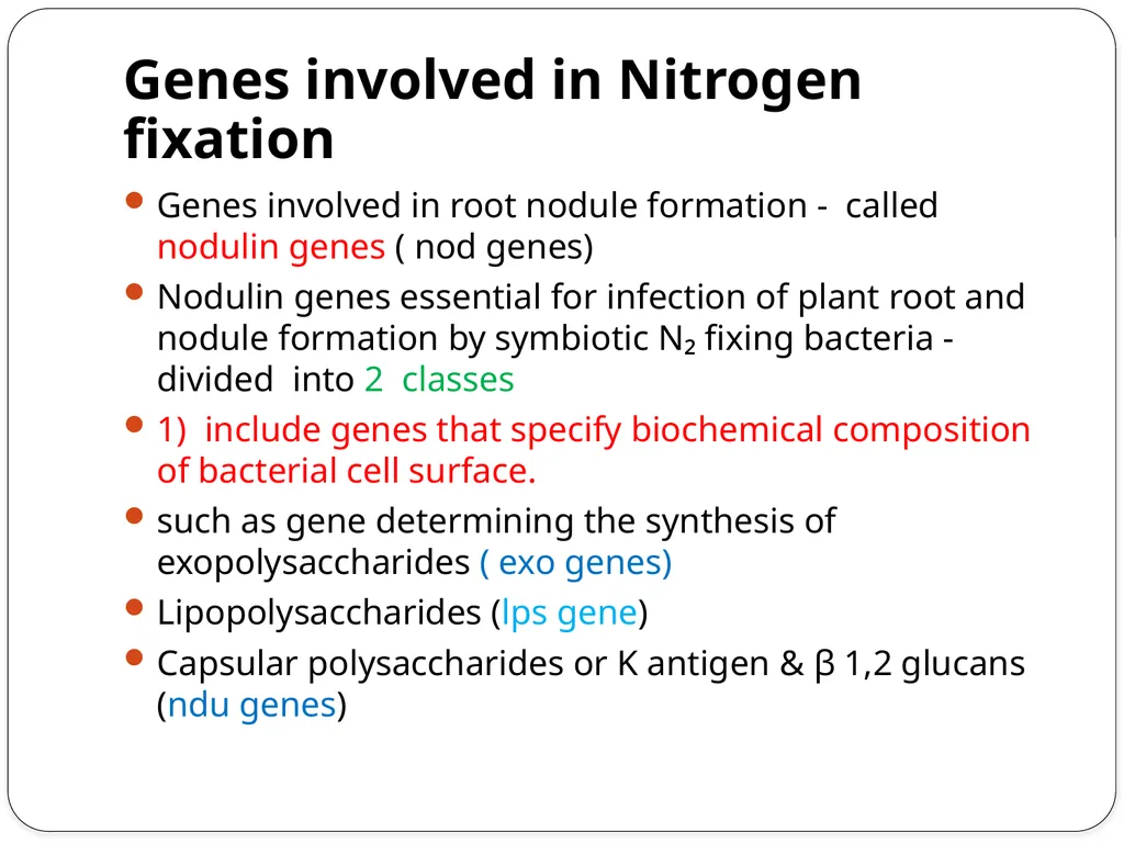 Nitrogen Fixation Role of Nitrogen in Plants Major - slide 26 of 32