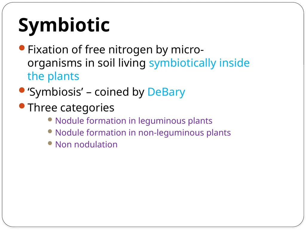 Nitrogen Fixation Role of Nitrogen in Plants Major - slide 10 of 32