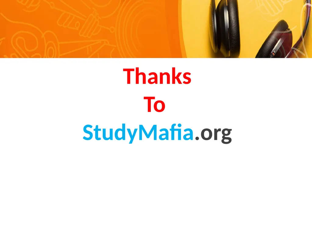 StudyMafia.Org Submitted To: Submitted By: - slide 15 of 15
