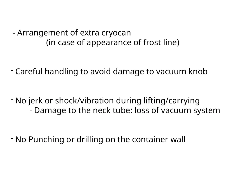 Information On LN2 & cryocan Dr. Vikas Sachan - slide 8 of 20