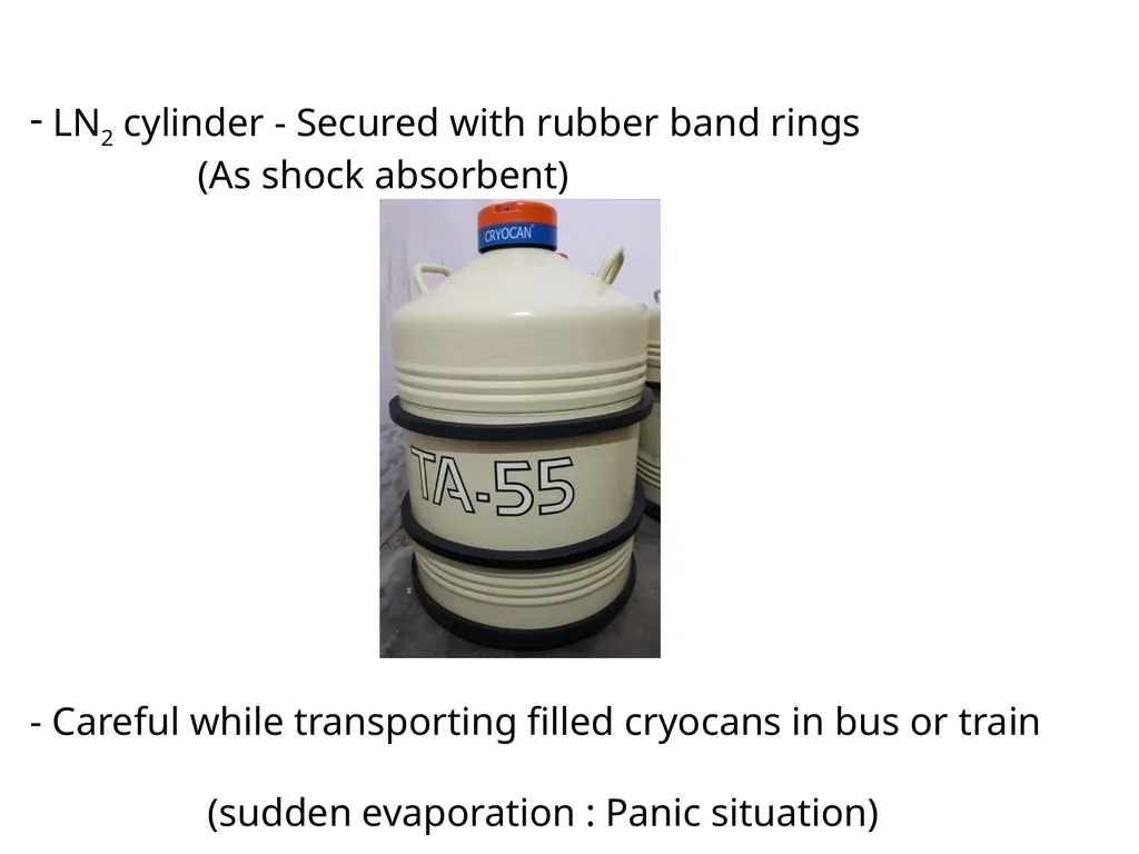 Information On LN2 & cryocan Dr. Vikas Sachan - slide 9 of 20
