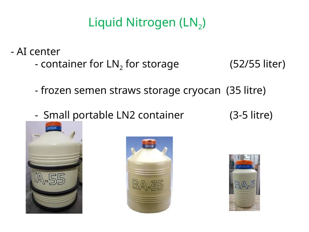 Information On LN2 & cryocan Dr. Vikas Sachan - slide 2 of 20