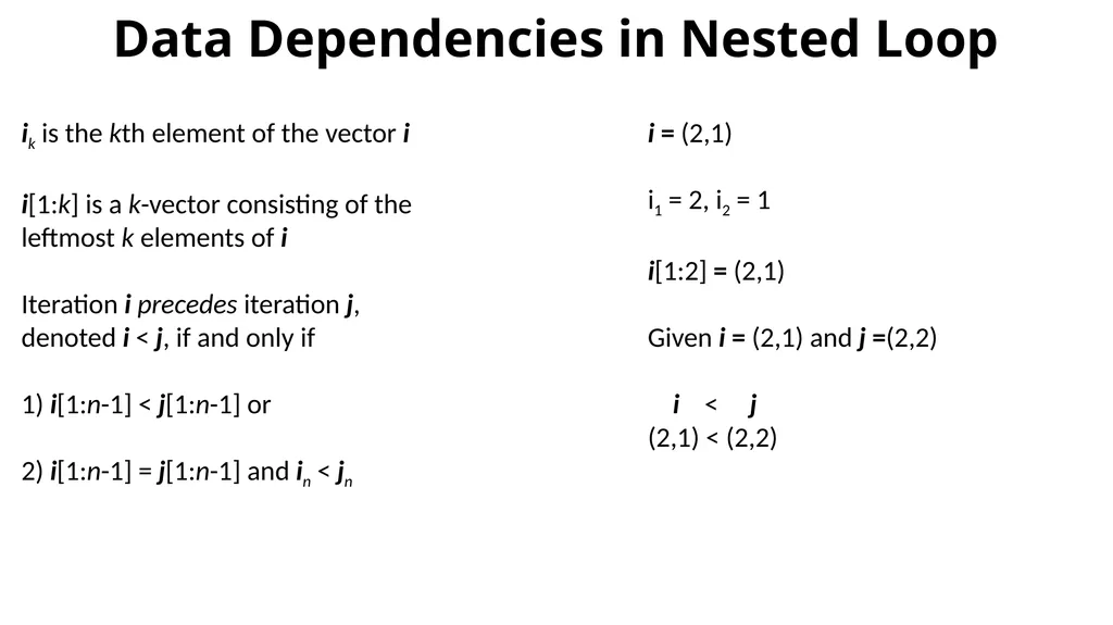 Dependency Analysis Recap Program Equivalence Data - slide 6 of 15
