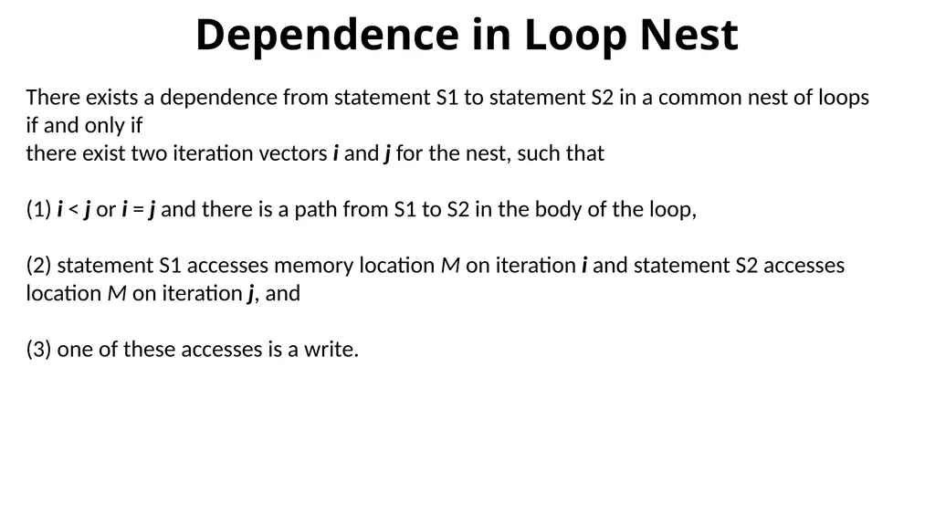 Dependency Analysis Recap Program Equivalence Data - slide 7 of 15
