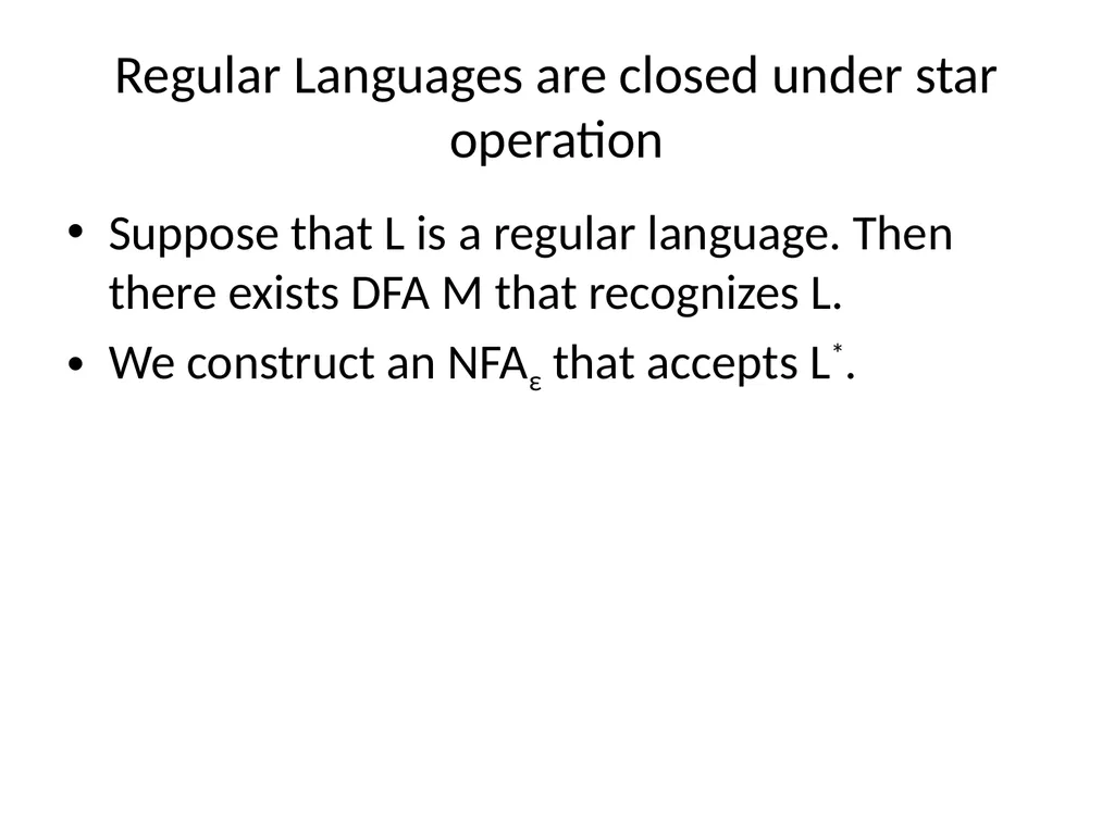 Regular Languages are closed under the regular - slide 9 of 10