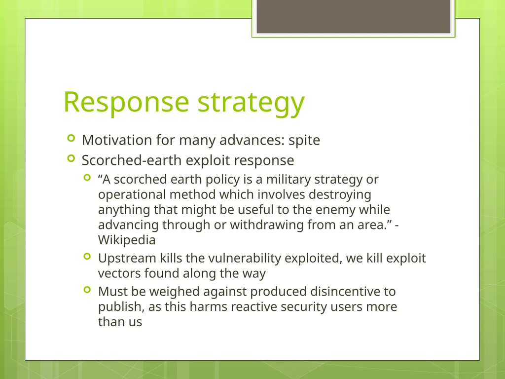 The Case For Brad Spengler Open Source Security, - slide 21 of 26