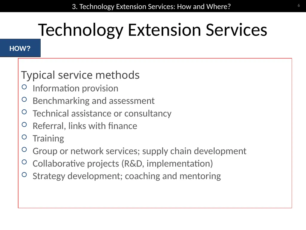 Technology Extension Concepts and Models Jan - slide 6 of 28