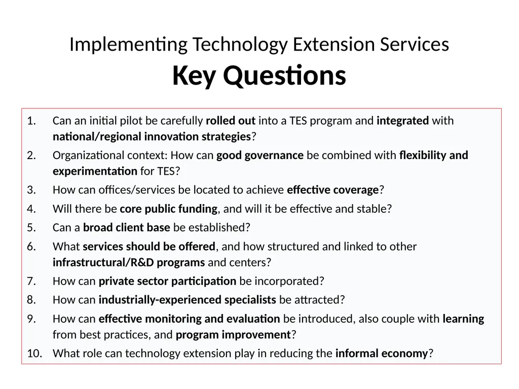 Technology Extension Concepts and Models Jan - slide 26 of 28