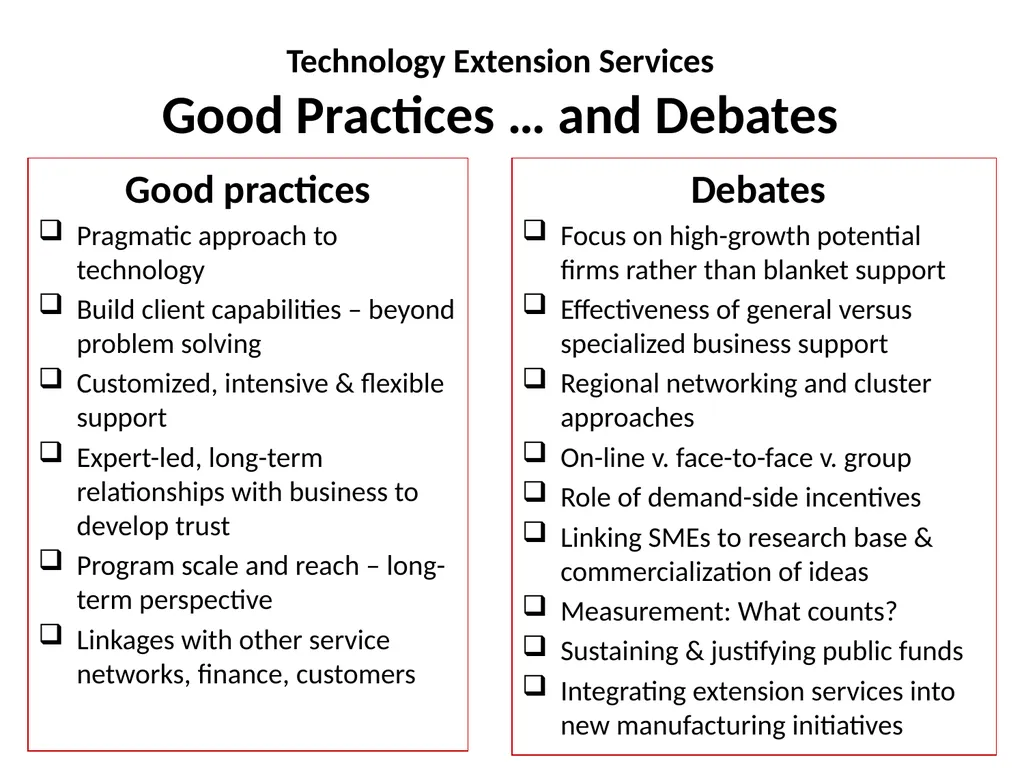 Technology Extension Concepts and Models Jan - slide 25 of 28