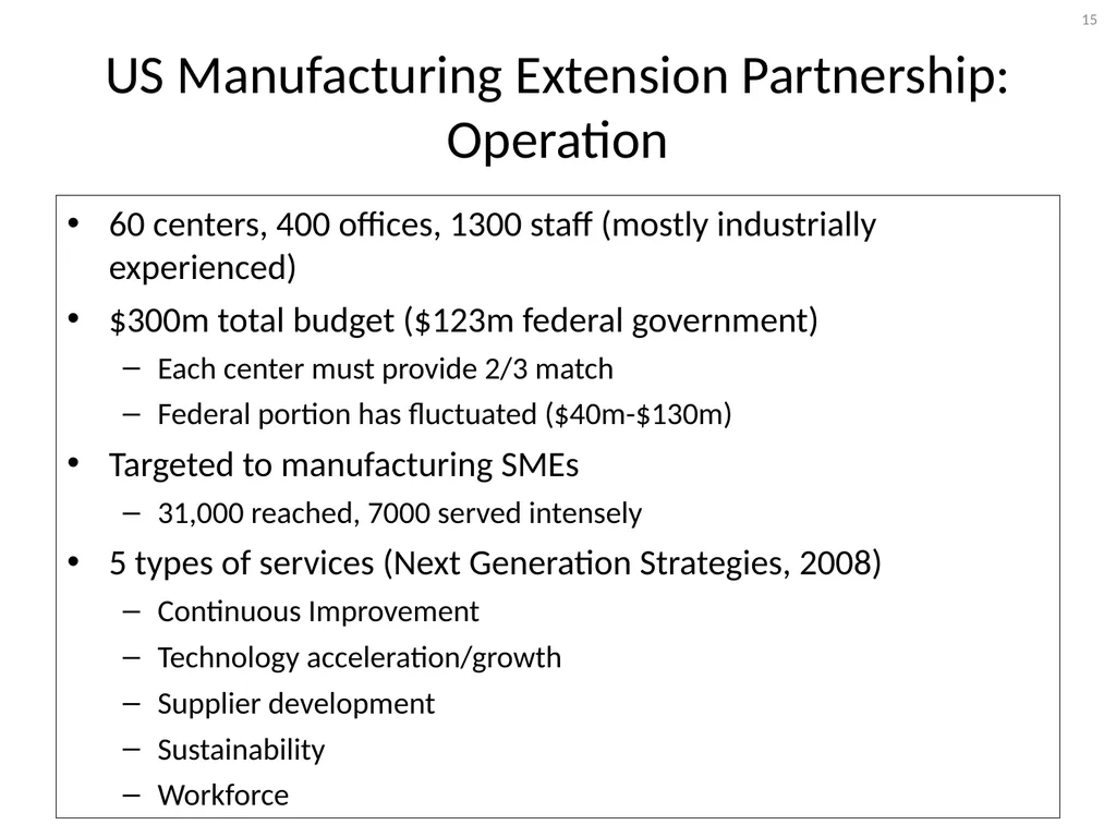 Technology Extension Concepts and Models Jan - slide 15 of 28