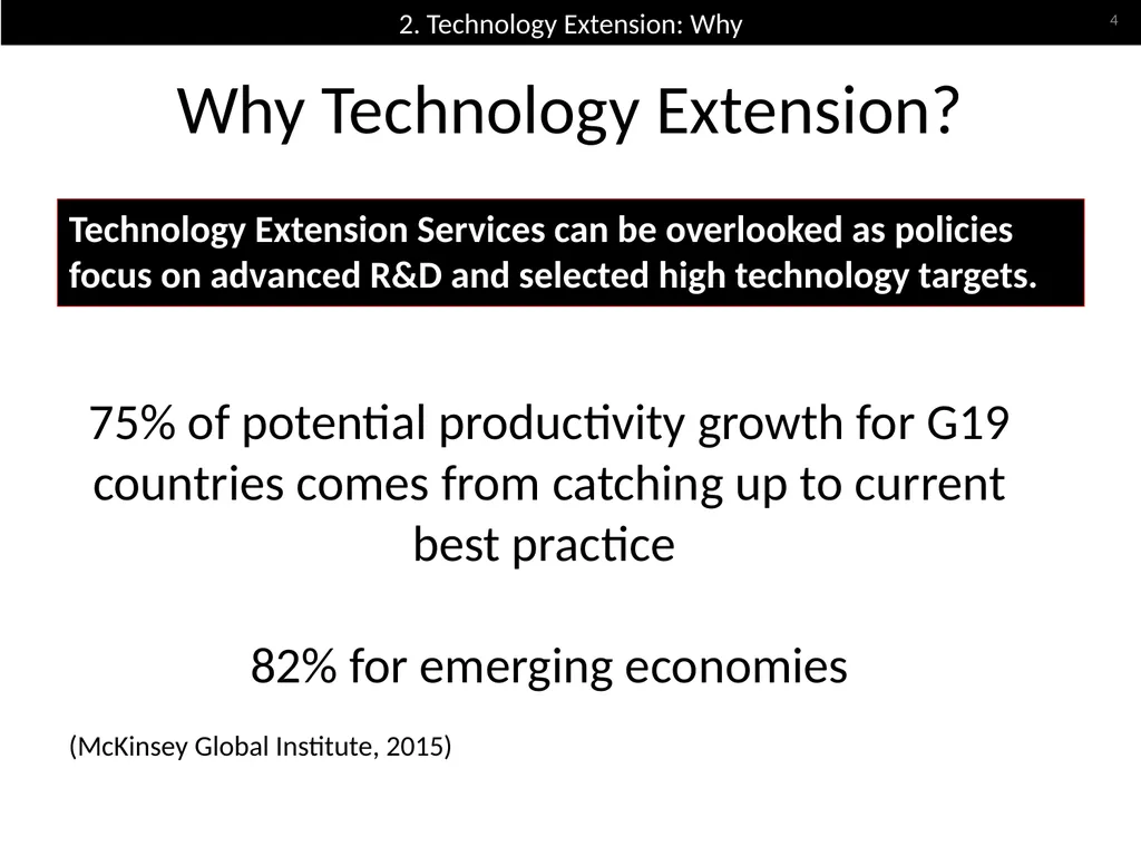 Technology Extension Concepts and Models Jan - slide 4 of 28
