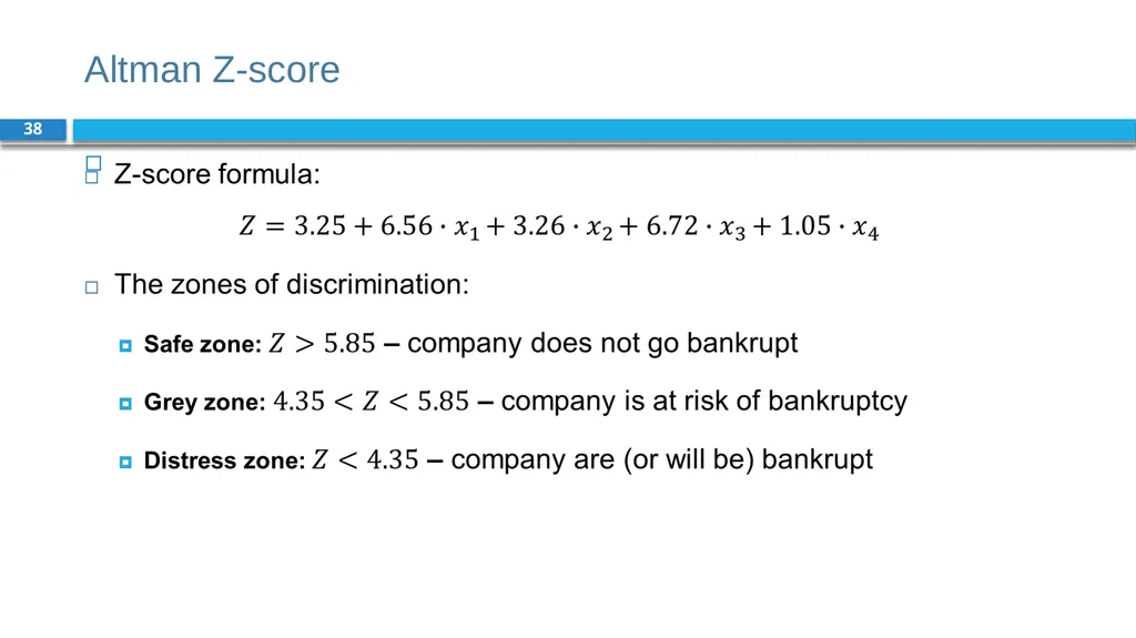 Corporate Finance for Long-Term Value Chapter 8: - slide 38 of 49