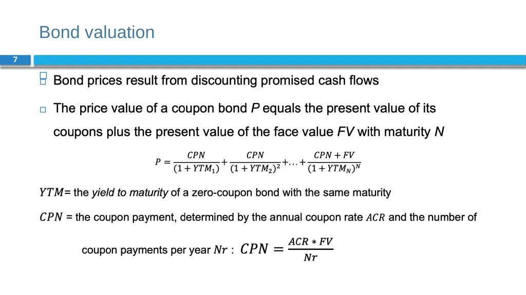 Corporate Finance for Long-Term Value Chapter 8: - slide 7 of 49