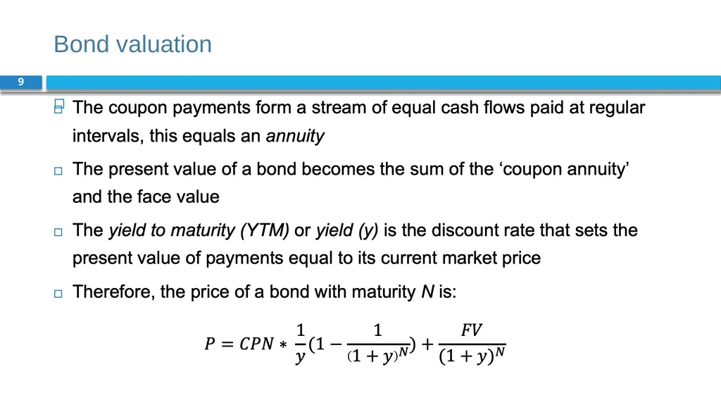 Corporate Finance for Long-Term Value Chapter 8: - slide 9 of 49