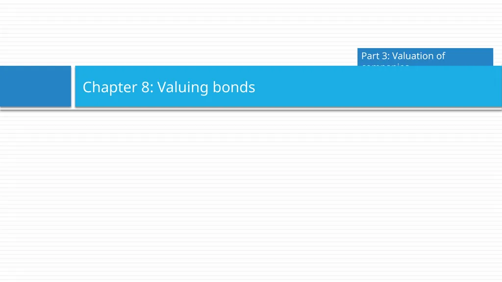 Corporate Finance for Long-Term Value Chapter 8: - slide 2 of 49