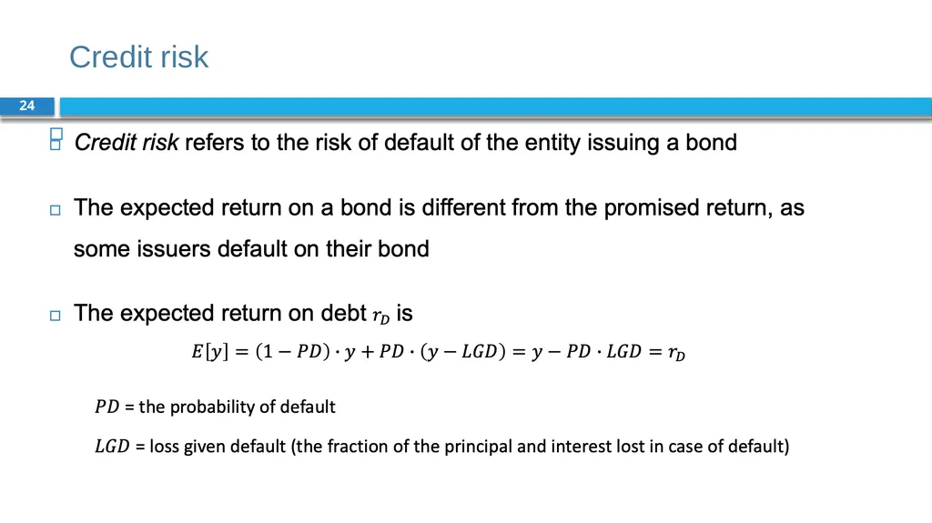 Corporate Finance for Long-Term Value Chapter 8: - slide 24 of 49