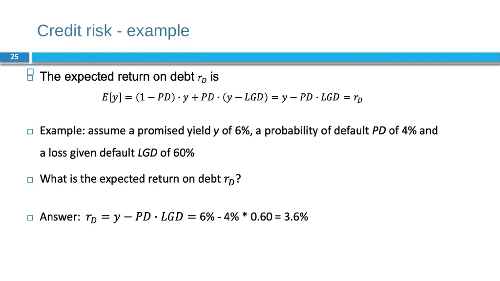 Corporate Finance for Long-Term Value Chapter 8: - slide 25 of 49