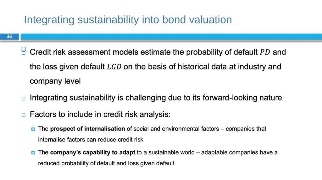 Corporate Finance for Long-Term Value Chapter 8: - slide 36 of 49