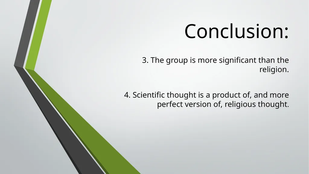 The Elementary Forms of Religious Life A - slide 26 of 28