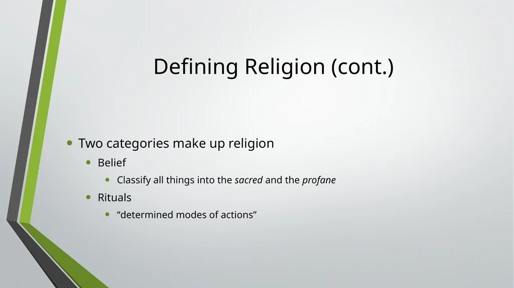The Elementary Forms of Religious Life A - slide 7 of 28