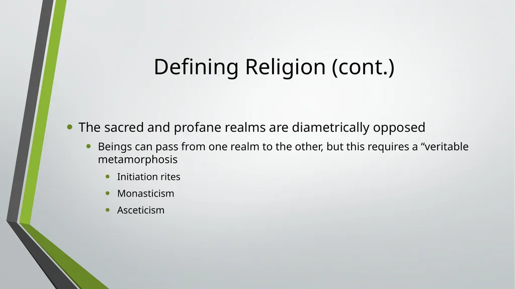 The Elementary Forms of Religious Life A - slide 9 of 28