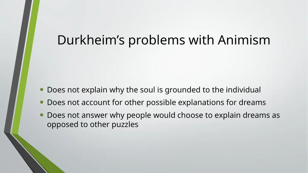 The Elementary Forms of Religious Life A - slide 14 of 28