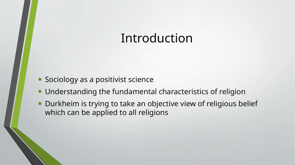 The Elementary Forms of Religious Life A - slide 2 of 28