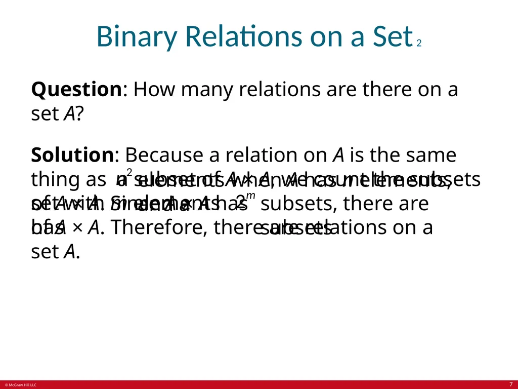 Relations Chapter 9 © McGraw Hill LLC. All rights - slide 7 of 53