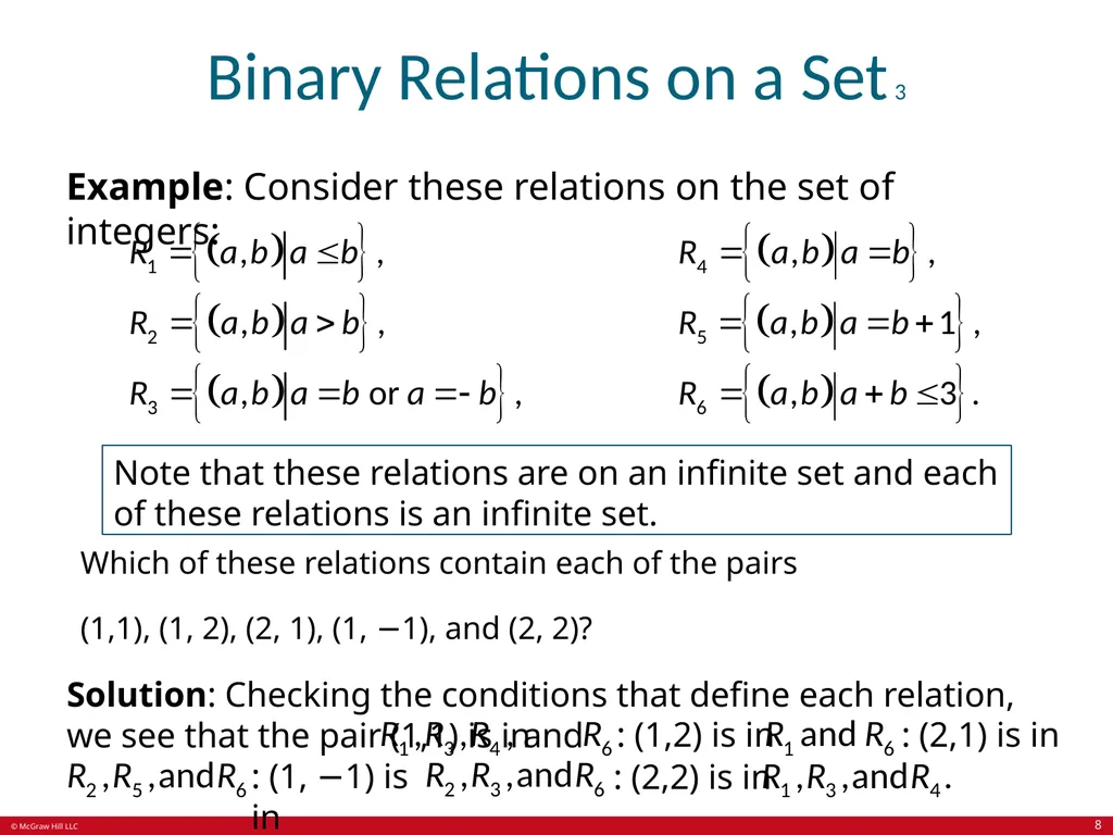 Relations Chapter 9 © McGraw Hill LLC. All rights - slide 8 of 53