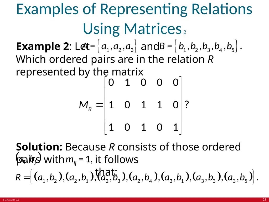 Relations Chapter 9 © McGraw Hill LLC. All rights - slide 21 of 53