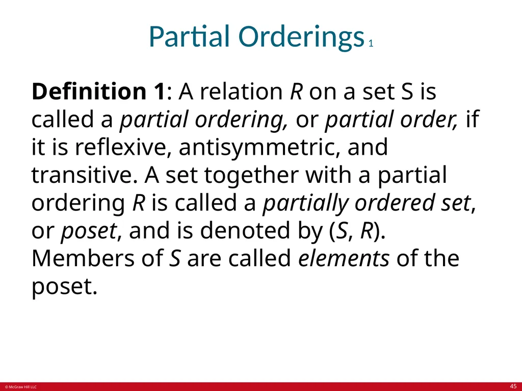 Relations Chapter 9 © McGraw Hill LLC. All rights - slide 45 of 53