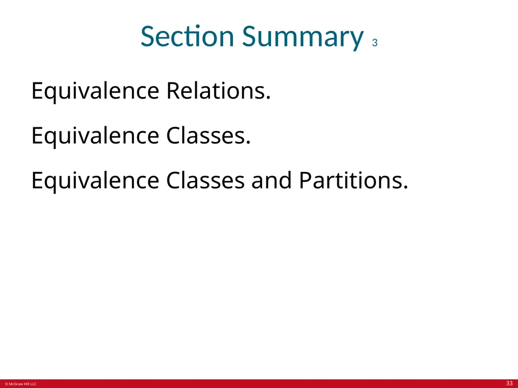 Relations Chapter 9 © McGraw Hill LLC. All rights - slide 33 of 53