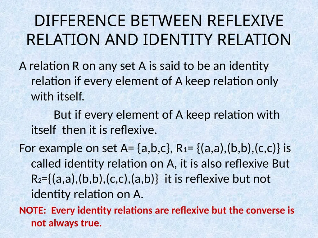 CLASS- XII RELATION OBJECTIVE TO understand the - slide 7 of 15