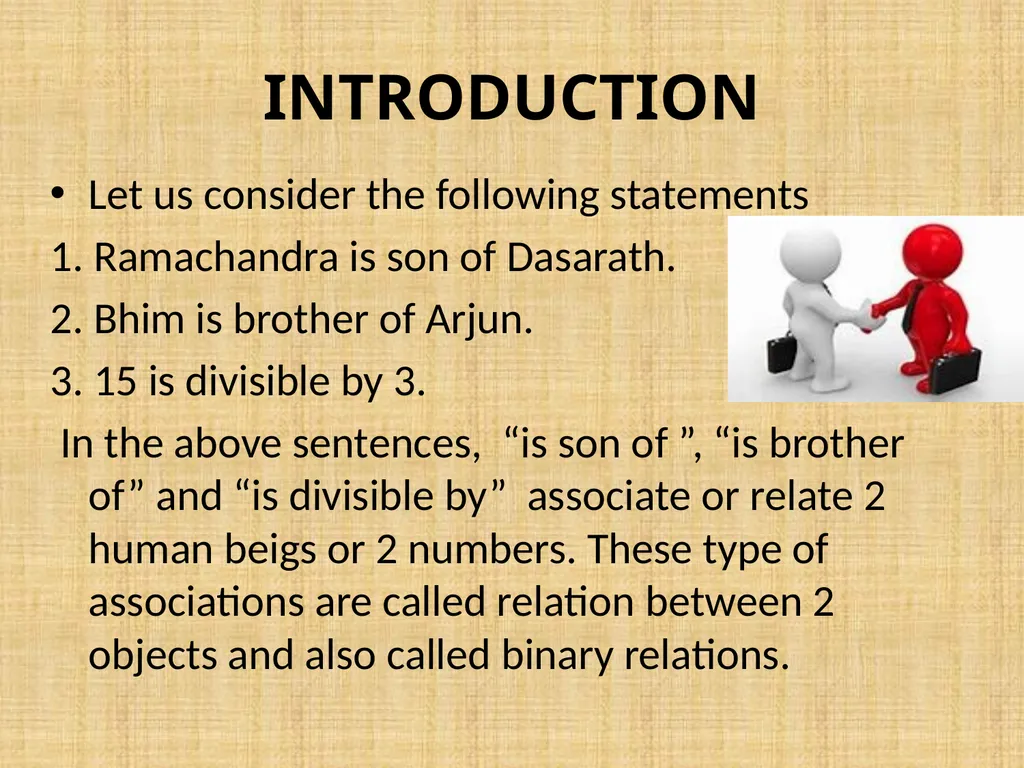CLASS- XII RELATION OBJECTIVE TO understand the - slide 4 of 15