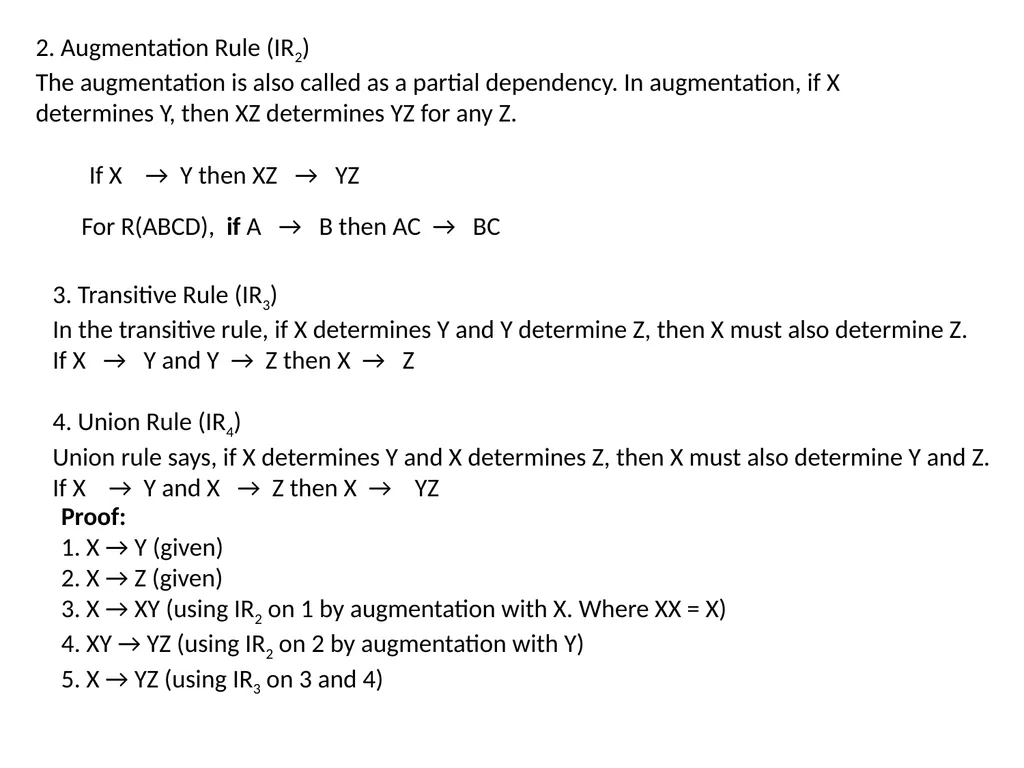 UNIT-3 FUNCTIONAL DEPENDENCY Functional Dependency - slide 10 of 30