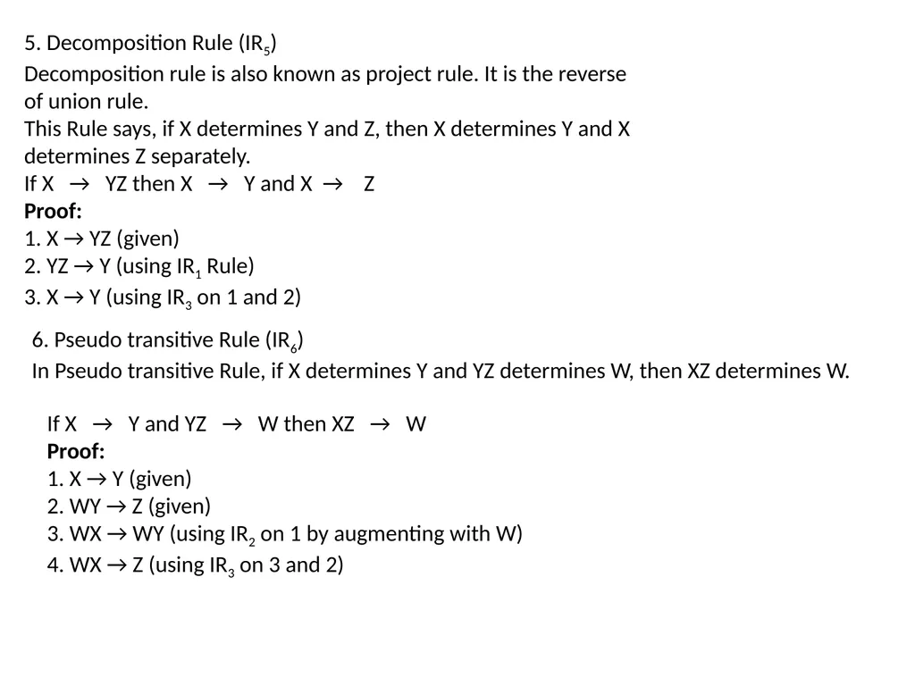UNIT-3 FUNCTIONAL DEPENDENCY Functional Dependency - slide 11 of 30