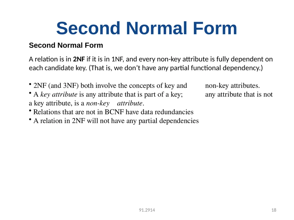 UNIT-3 FUNCTIONAL DEPENDENCY Functional Dependency - slide 18 of 30