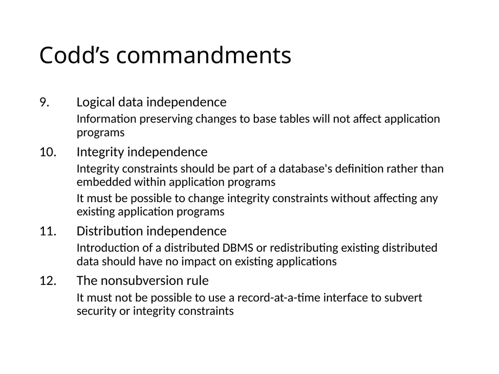 The Relational Model and Relational Algebra - slide 23 of 25