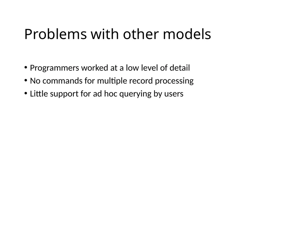 The Relational Model and Relational Algebra - slide 3 of 25