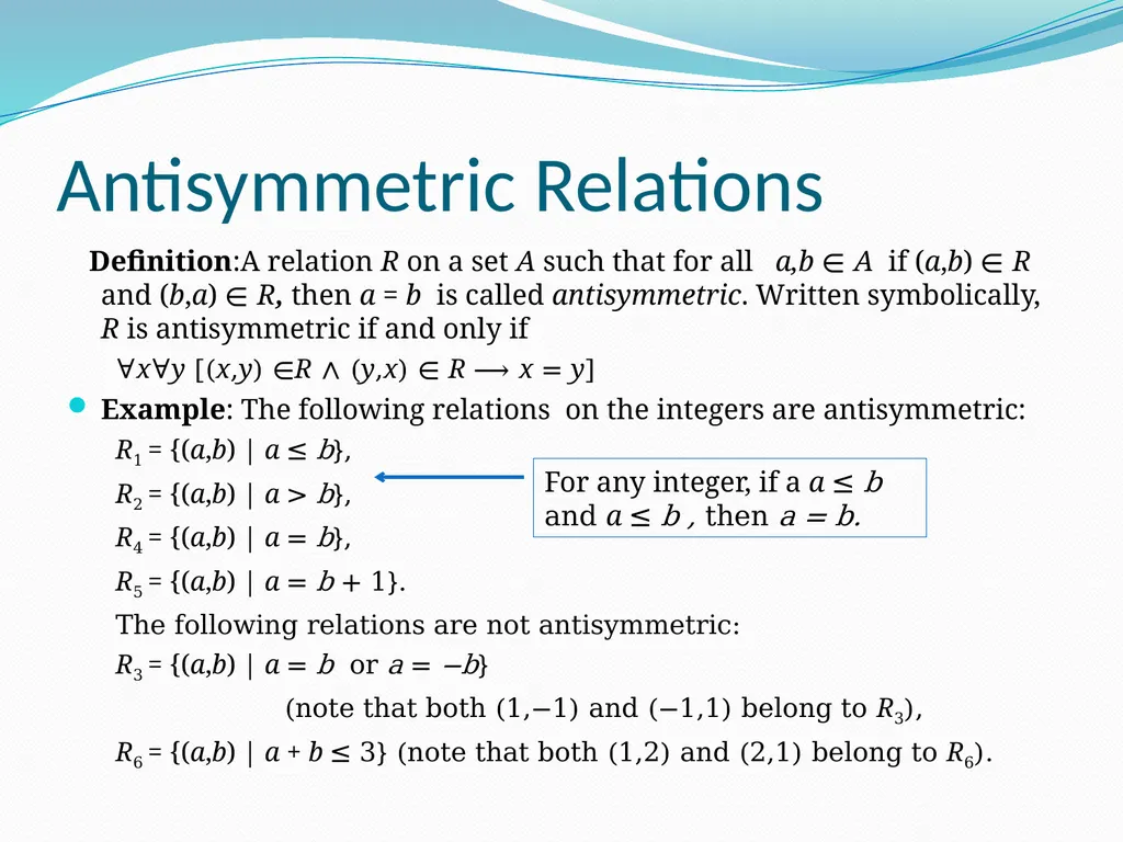 Relations Chapter 9 Chapter Summary Relations and - slide 11 of 52