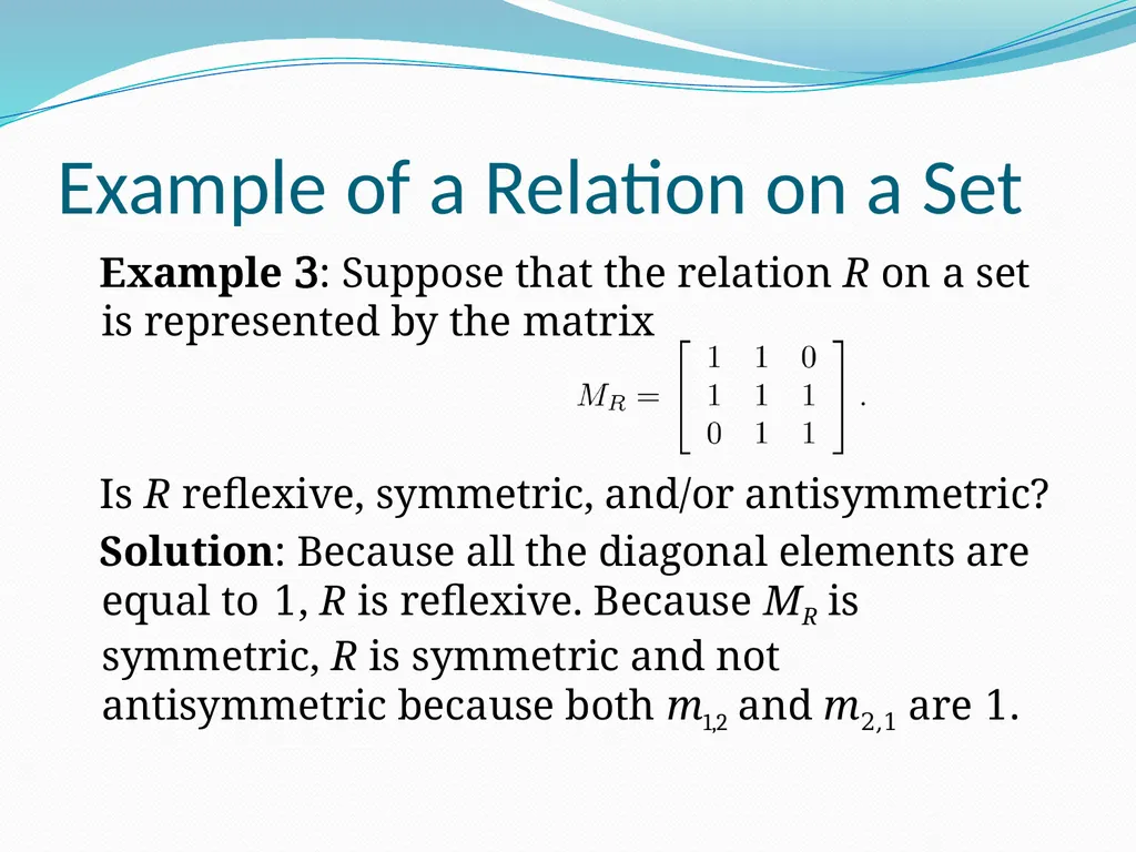 Relations Chapter 9 Chapter Summary Relations and - slide 23 of 52