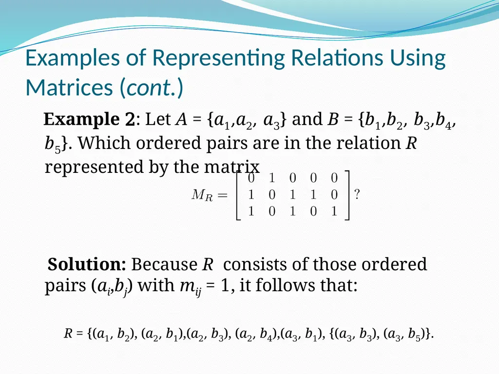 Relations Chapter 9 Chapter Summary Relations and - slide 21 of 52