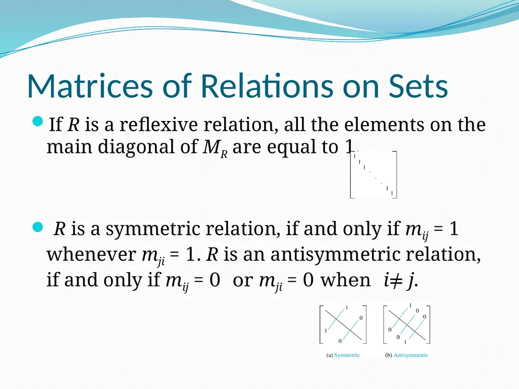Relations Chapter 9 Chapter Summary Relations and - slide 22 of 52
